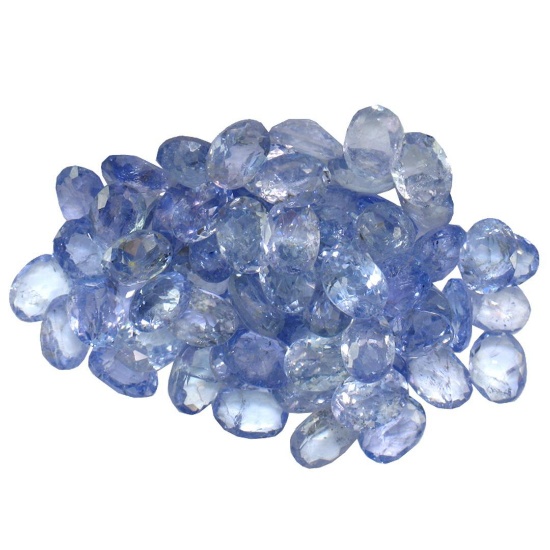 10.55 ctw Oval Mixed Tanzanite Parcel