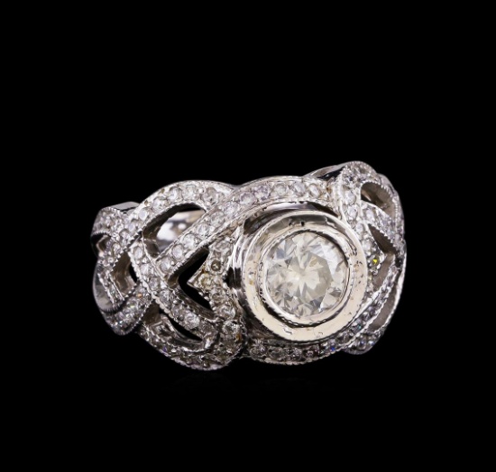 14KT White Gold 1.81 ctw Diamond Ring