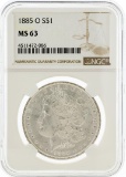 1885-O NGC MS63 Morgan Silver Dollar