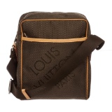 Louis Vuitton Damier Geant Canvas Leather Crossbody Bag
