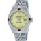 Rolex Stainless Steel Diamond and Sapphire DateJust Ladies Watch