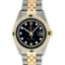 Rolex Two-Tone VVS Diamond and Emerald DateJust Men's Watch