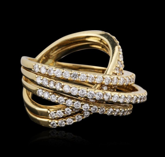 18KT Yellow Gold 1.62 ctw Diamond Ring