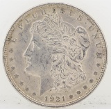 1921 Morgan Silver Dollar