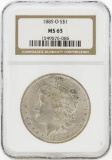 1885-O MS63 NGC Morgan Silver Dollar