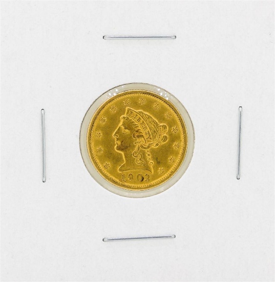 1903 $2.50 Liberty Head Gold Coin