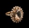 8.58 ctw Morganite and Diamond Ring - 14KT Rose Gold