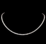 18KT White Gold 21.08 ctw Diamond Necklace