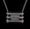 Van Cleef & Arpels 18KT White Gold Diamond Watch Chain Necklace