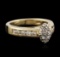 14KT Yellow Gold 0.95 ctw Diamond Ring