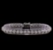 3.95 ctw Diamond Bracelet - 14KT White Gold