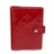 Louis Vuitton Red Vernis Monogram Leather Small Agenda Cover