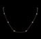 1.54 ctw Diamond Necklace - 18KT Rose Gold