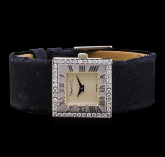 Tiffany & Co. 18KT White Gold Diamond Ladies Watch