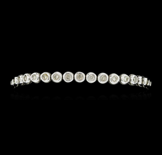 2.50 ctw Diamond Tennis Bracelet - 18KT White Gold