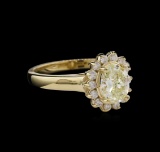 1.36 ctw Diamond Ring - 14KT Yellow Gold