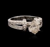 14KT White Gold 1.64 ctw Diamond Ring