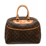 Louis Vuitton Monogram Canvas Leather Deauville Doctor Bag