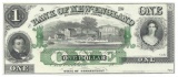 1850's $1 Obsolete Bank Note of Goodspeed's Landing Connecticut