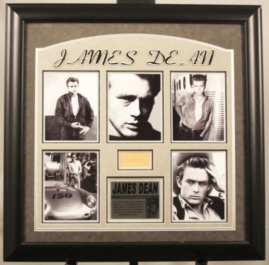 James Dean Autographed Photo Collage