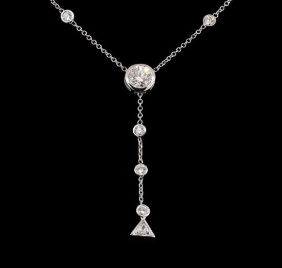 2.50 ctw Diamond Necklace - 14KT White Gold