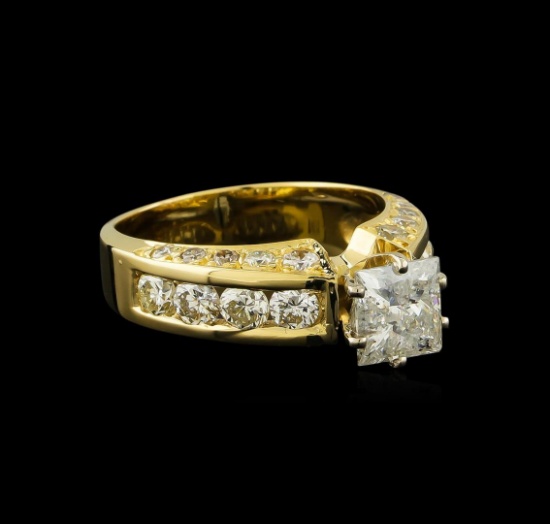 2.72 ctw Diamond Ring - 14KT Yellow Gold