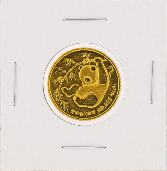 1985  1/4 oz China Panda Gold Coin