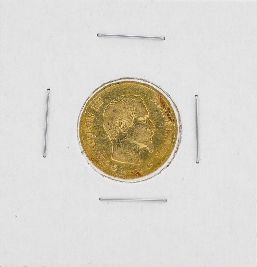 1859 France 10 Francs Gold Coin