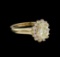 1.36 ctw Diamond Ring - 14KT Yellow Gold