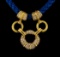3.12 ctw Diamond Necklace - 18KT Yellow Gold