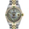 Rolex Two-Tone Diamond and Emerald DateJust Men's Watch