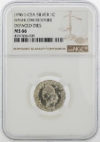 1961 CSA 1 Cent Silver Coin Bashlow Restrike NGC MS66