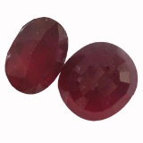 11.01 ctw Oval Mixed Ruby Parcel