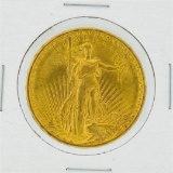 1910-S $20 AU St. Gaudens Double Eagle Gold Coin