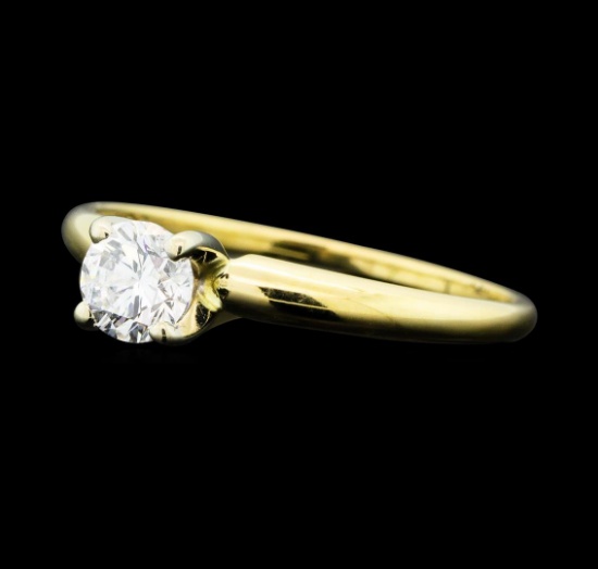 0.30 ctw Diamond Solitaire Ring - 14KT Yellow Gold