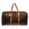 Louis Vuitton Monogram Canvas Leather Sac Souple 55 cm Duffle Bag