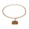 Chanel Gold and Multicolor Glass Stones Gripoix Long Necklace