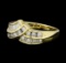 0.80 ctw Diamond Ring - 14KT Yellow Gold