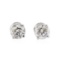 0.97 ctw Diamond Stud Earrings - 14KT White Gold
