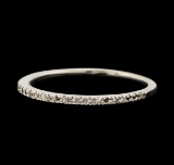 0.12 ctw Diamond Ring - 10KT White Gold