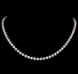 18KT White Gold 16.50 ctw Diamond Necklace