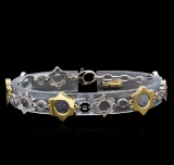 0.70 ctw Diamond Bracelet - 14KT Two-Tone Gold