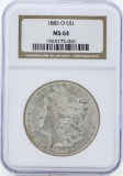 1885-O $1 Morgan Silver Dollar Coin NGC MS64