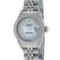 Rolex Stainless Steel Mother Of Pearl String Diamond VS Datejust Ladies Watch