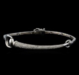 0.98 ctw Diamond Bracelet - 14KT White Gold