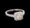 1.18 ctw Diamond Ring - 14KT White Gold