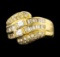 1.79 ctw Diamond Ring - 18KT Yellow Gold