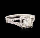 18KT White Gold 1.09 ctw Diamond Ring