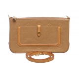 Louis Vuitton Beige Vernis Mallory Bag