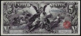 1896 $5 Educational Silver Certificate Note